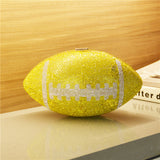 Women Football Shaped Rhinestone Crystal Evening Bag/Clutch Handbag